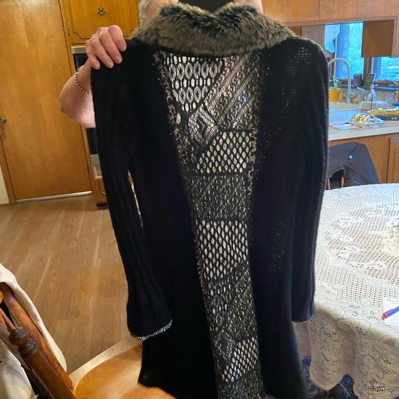 Black sioni knit jacket NWT - Picture 4 of 4